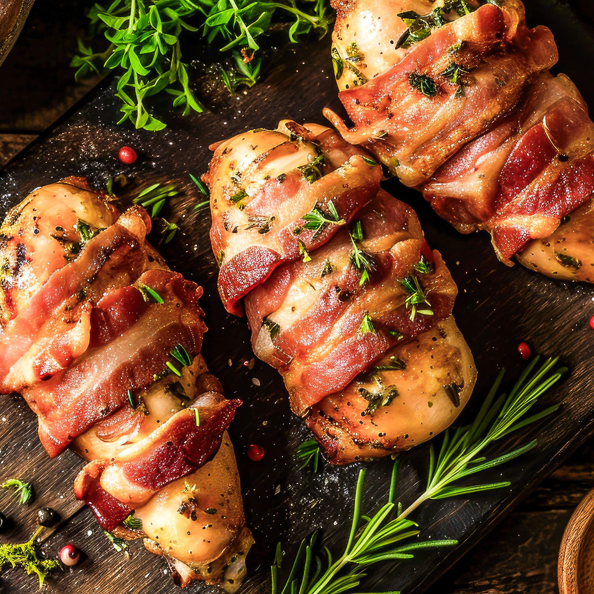 *Limited Drop* Bacon Wrapped Stuffed Chicken Breasts