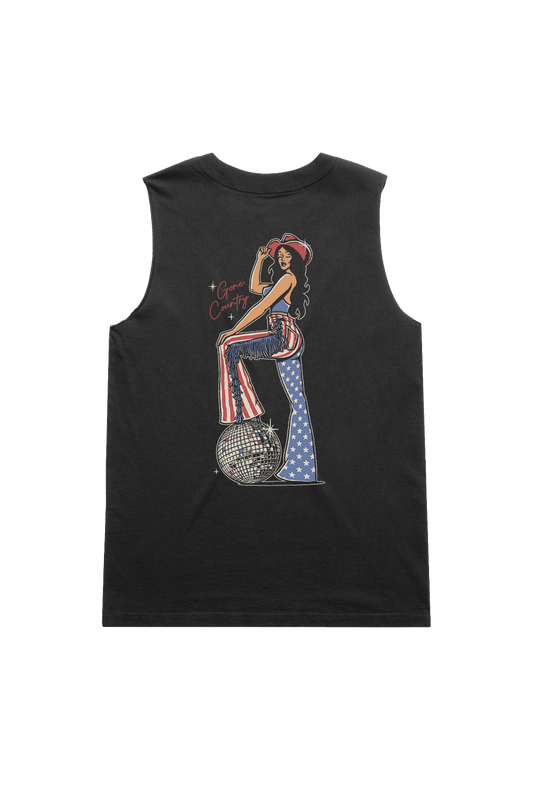 Disco Cowgirl - Women's Muscle Tank Top