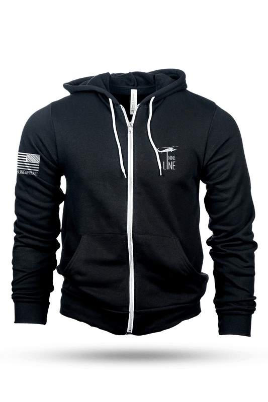 Dropline Logo - Full-Zip Hoodie