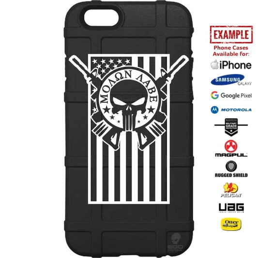 Molon Labe, Come and Take Em' Custom Printed Case Design for Apple, Samsung, Google & Motorola Phone Models