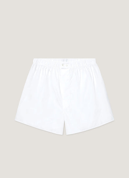 Mens Sea Island Cotton 1947 Boxer Short White Mbox4711