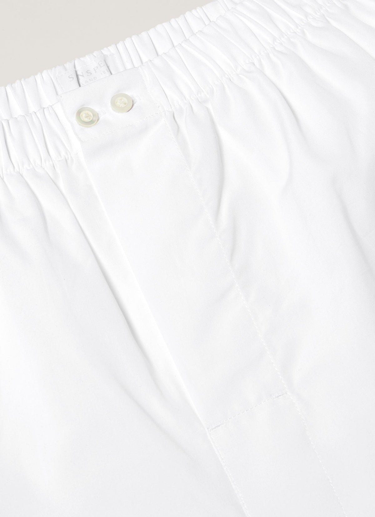 Men's Sea Island Cotton Boxer Short in White