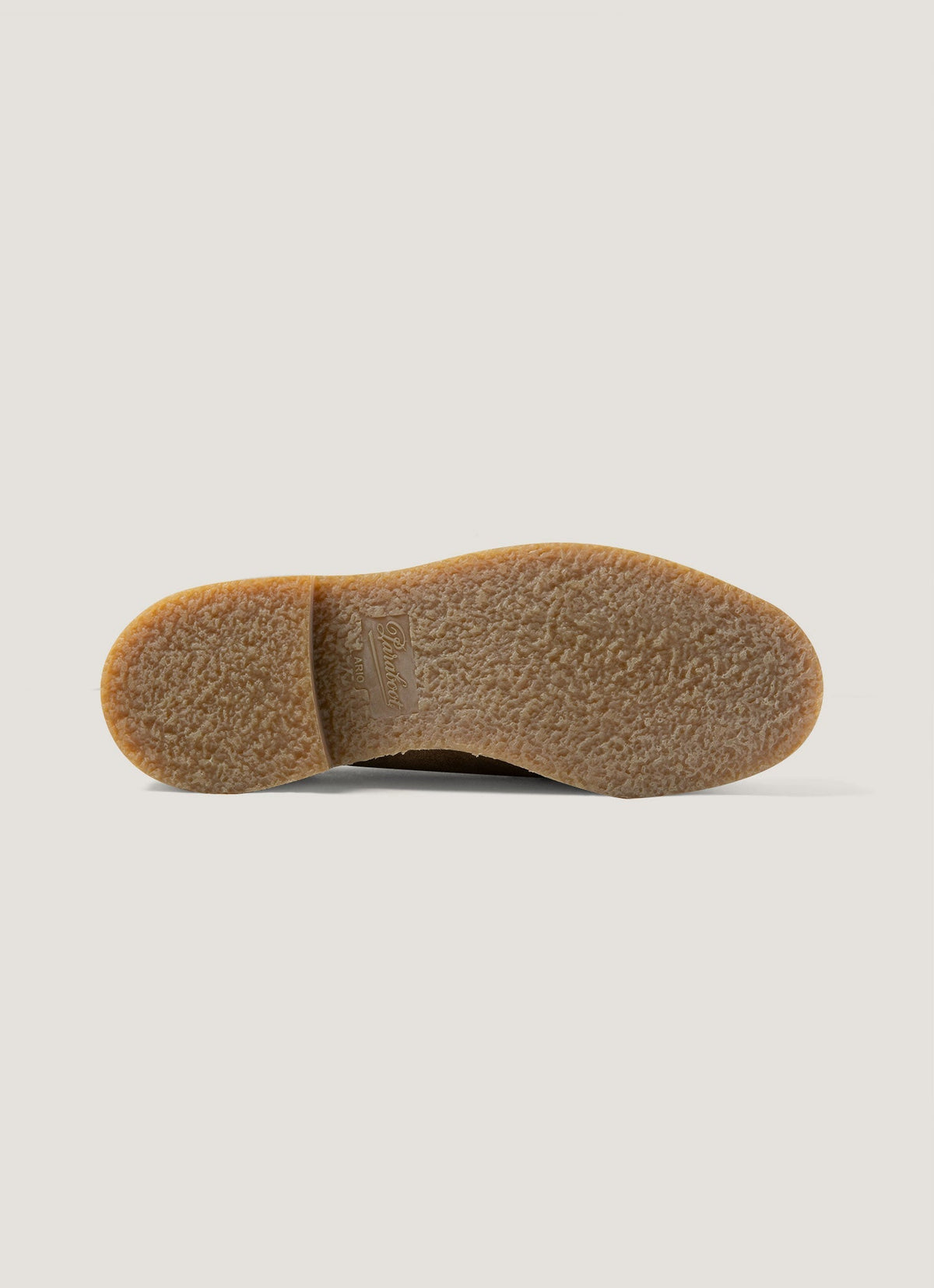 Paraboot X Sunspel Suede Michael Shoe In Dark Sand Mftw9473 Brey