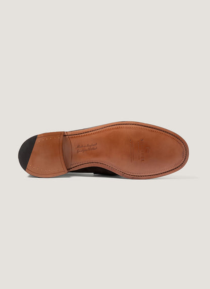 Mens Suede Loafer In Brown Mftw9487 Brab