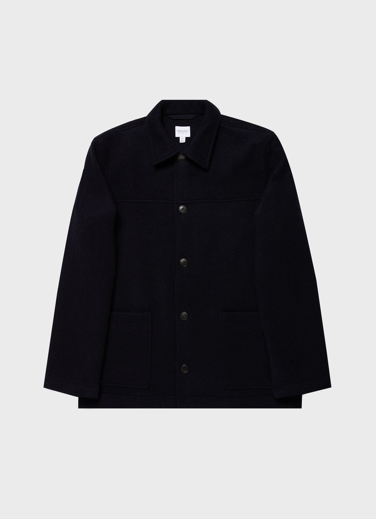 Mens Double Faced Chore Jacket In Navy Mjac7155 Buaa
