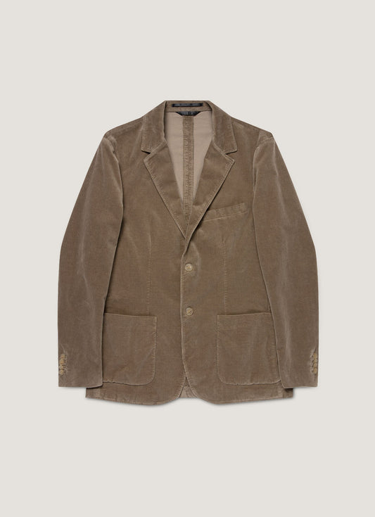 Mens Corduroy Blazer In Bark Mjac7179 Brgc