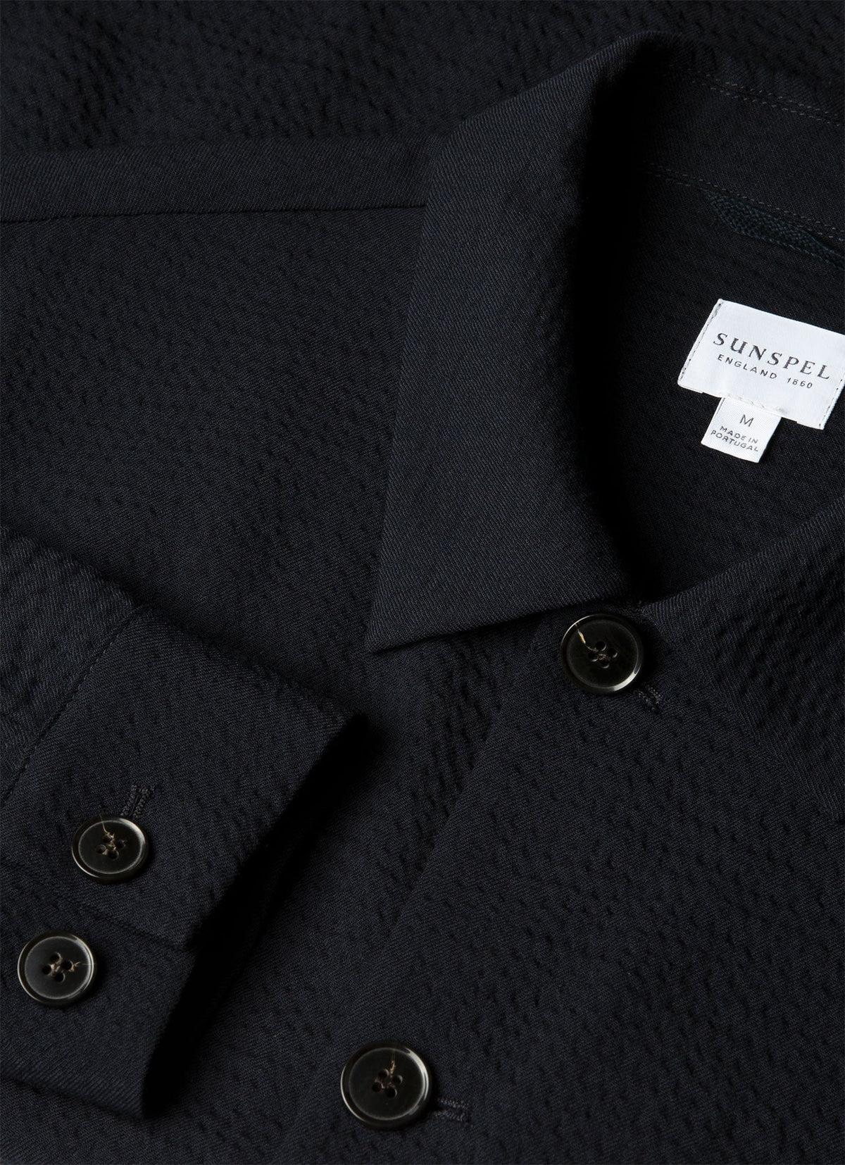 Mens Seersucker Jacket In Navy Mjac7180 Buaa