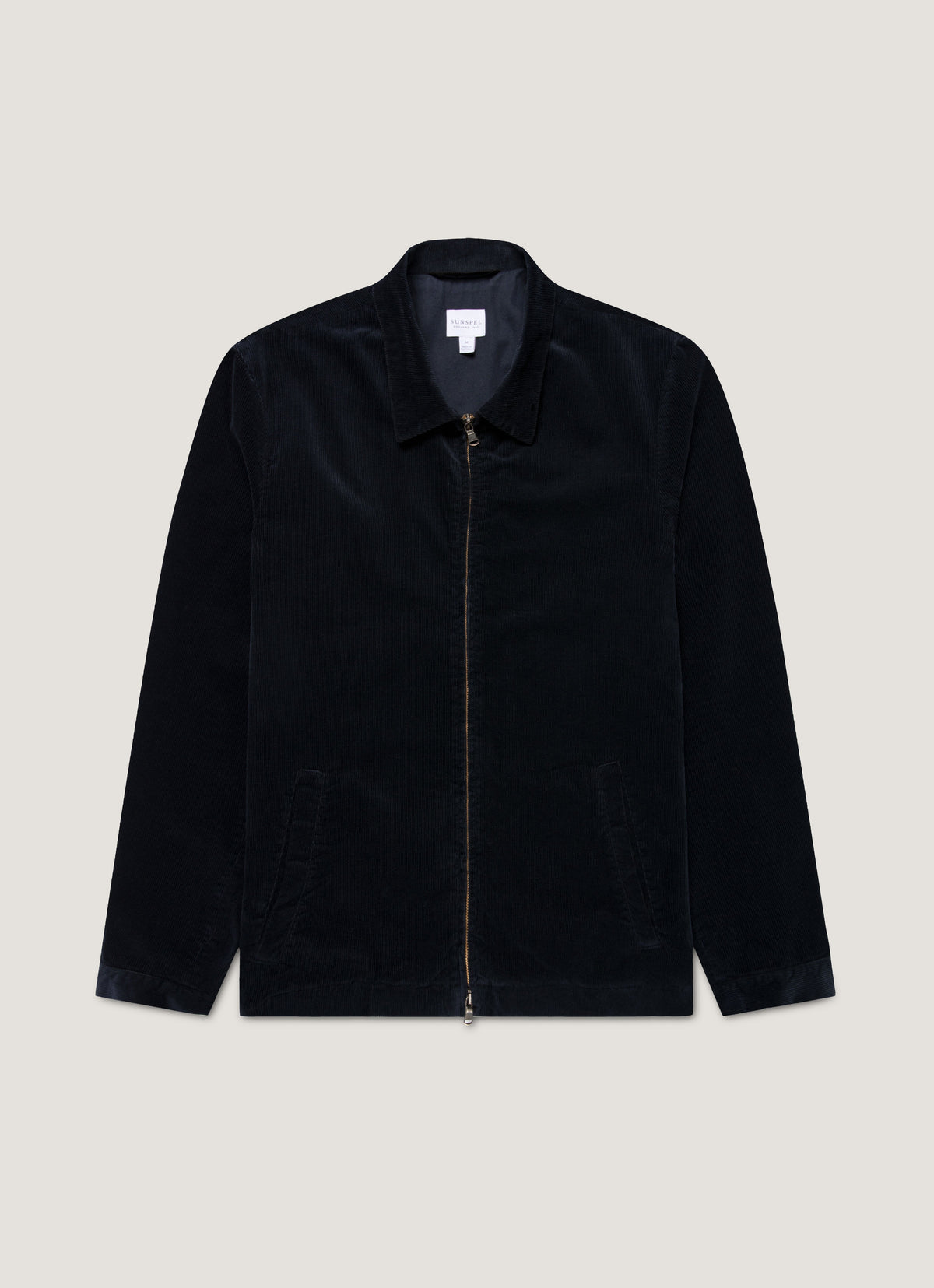 Mens Corduroy Harrington Jacket In Navy Mjac7195 Buaa