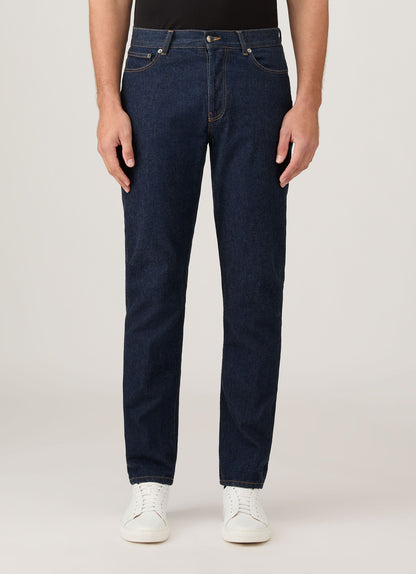 Mens Regular Fit Jean Denim Rinse Wash