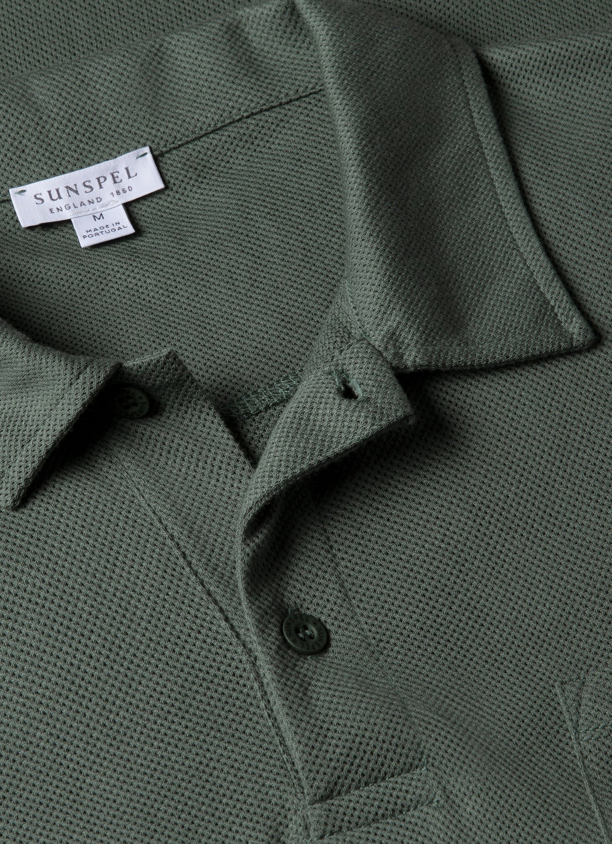 Mens Riviera Polo Shirt In Dusk Green Mpol1026 Gnij