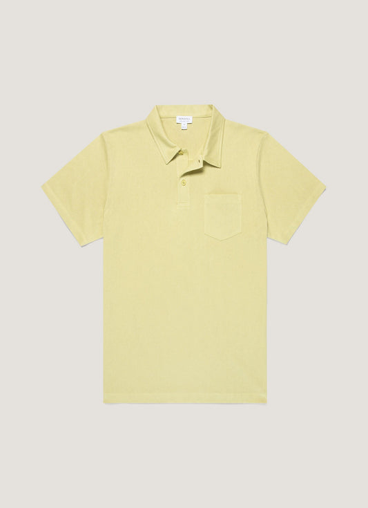 Mens Riviera Polo Shirt In Avocado Mpol1026 Gniw