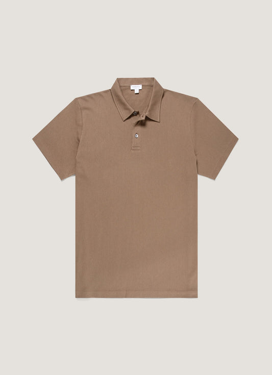 Mens Regular Fit Riviera Polo Shirt In Dark Cedar Mpol1076 Brgr