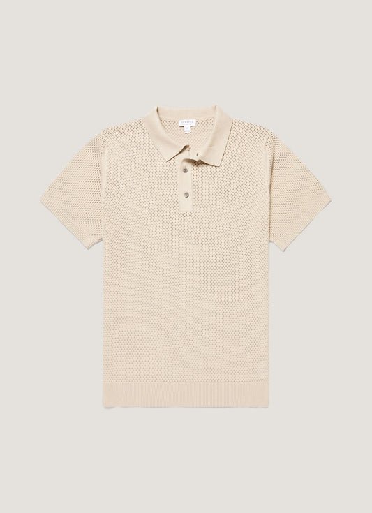 Mens Cotton Mesh Polo In Hazelwood Mpol8316 Brgt