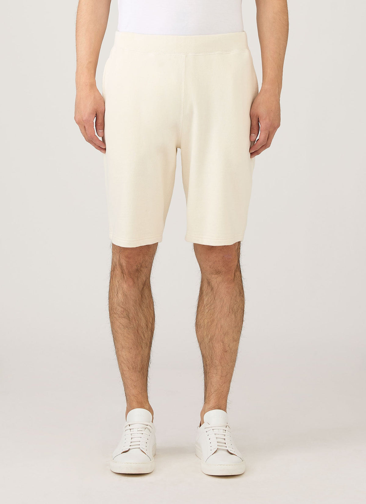 Mens Undyed Loopback Shorts In Undyed Mshr1519U Nuab