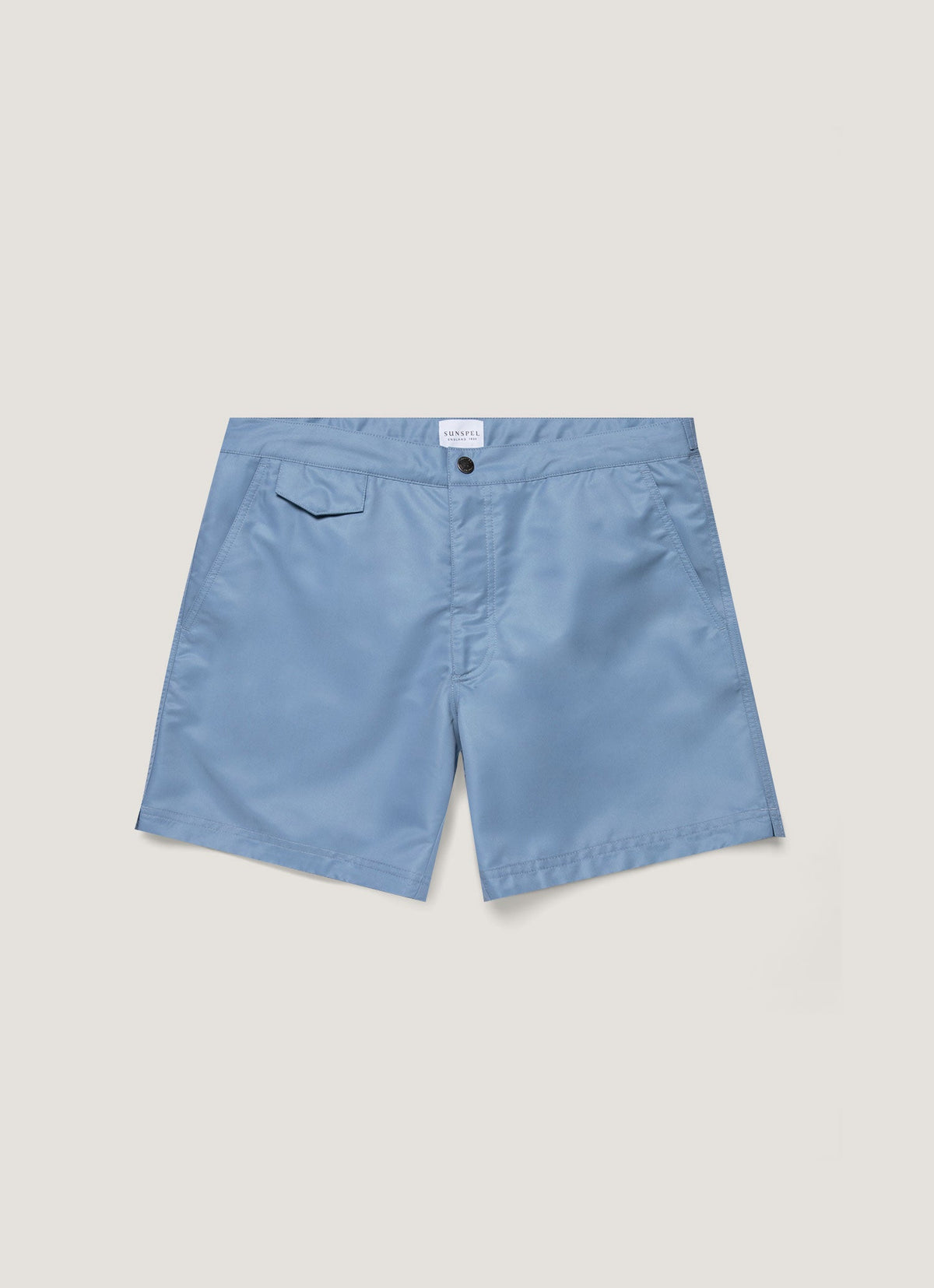 Mens Tailored Swim Shorts In Vintage Blue Mshr3704 Buwb