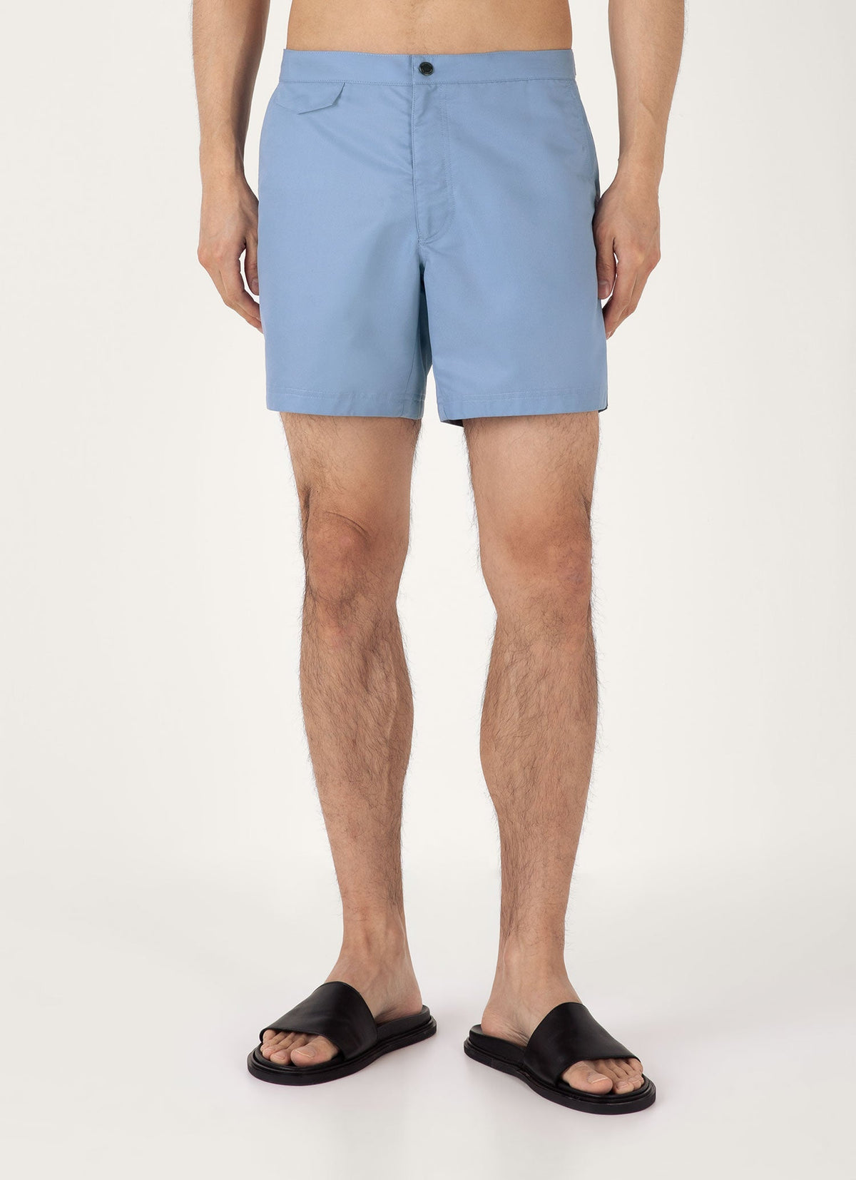Mens Tailored Swim Shorts In Vintage Blue Mshr3704 Buwb