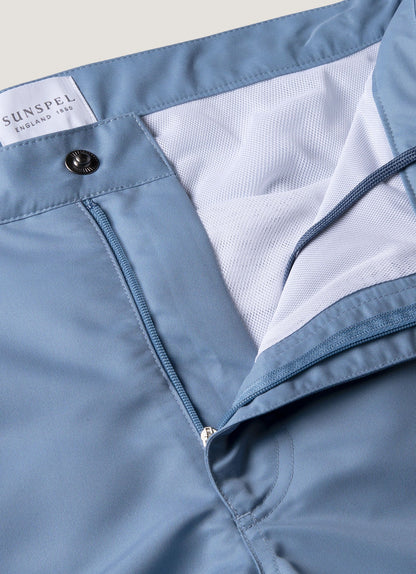 Mens Tailored Swim Shorts In Vintage Blue Mshr3704 Buwb