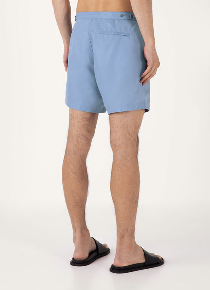 Mens Tailored Swim Shorts In Vintage Blue Mshr3704 Buwb