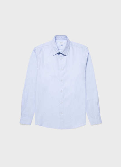 Men S Oxford Shirt In Light Blue Oxford Yarn Dyed Msht2057 Bued