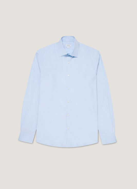 Mens Cutaway Collar Shirt In Light Blue Msht2126 Buud