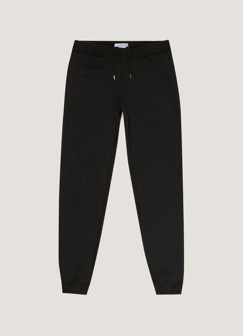 Mens Cotton Loopback Track Pant Black Mtrs1518