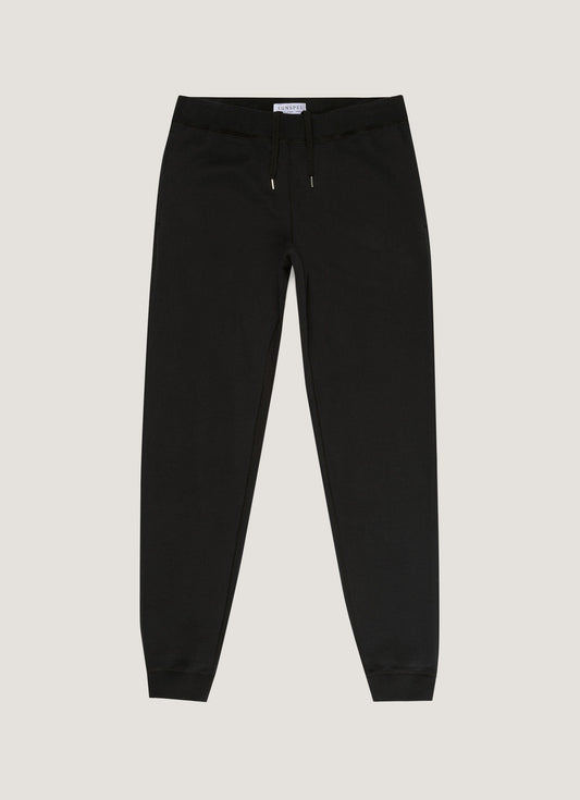 Mens Cotton Loopback Track Pant Black Mtrs1518