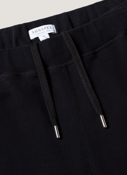 Mens Cotton Loopback Track Pant Black Mtrs1518