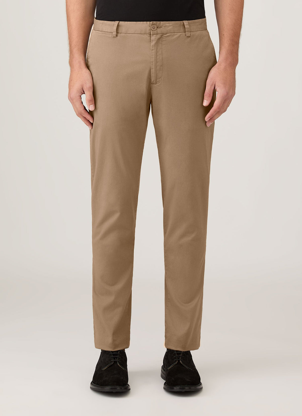 Mens Slim Chino In Dark Stone Mtrs3102 Whdc