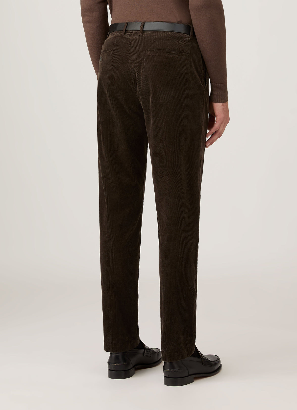 Mens Corduroy Trouser In Coffee Mtrs3118 Bref