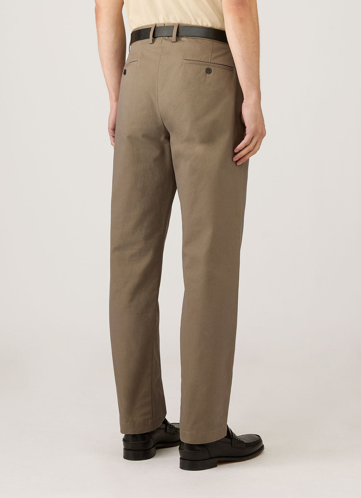 Mens Cotton Drill Trouser In Dark Stone Mtrs3129 Whdc