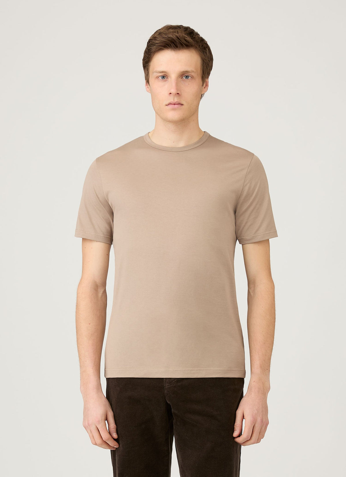 Mens Classic Tshirt In Mink Mtsh0001 Brgb