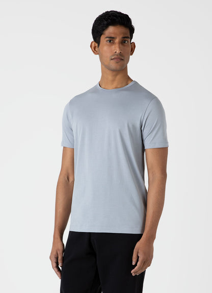 Mens Classic Tshirt In Smoke Blue Mtsh0001 Buvc