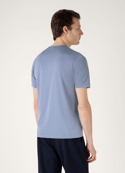Mens Classic Tshirt In Vintage Blue Mtsh0001 Buwb