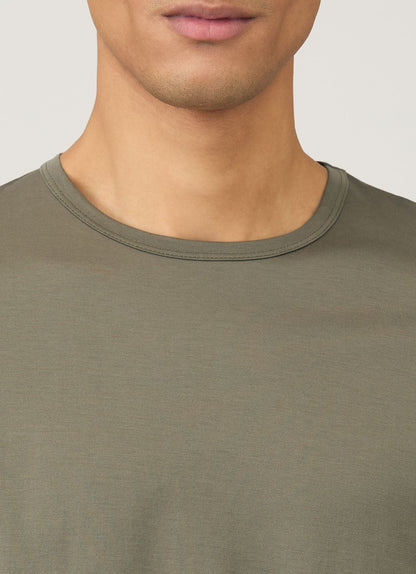 Mens Classic Tshirt In Khaki Mtsh0001 Gngy