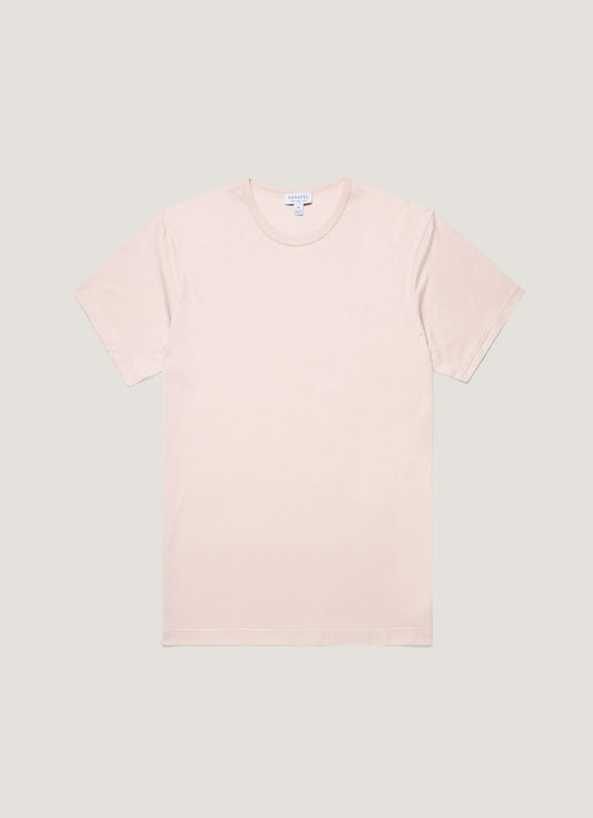 Mens Classic Tshirt In Pastel Pink Mtsh0001 Pkbl