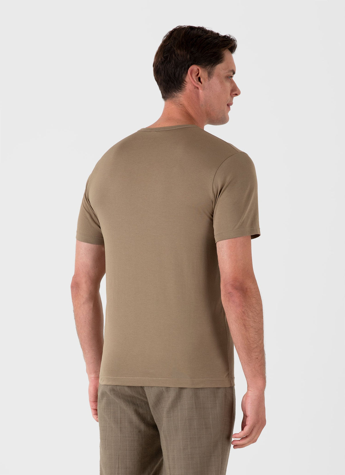 Mens Classic Tshirt In Dark Stone Mtsh0001 Whdc