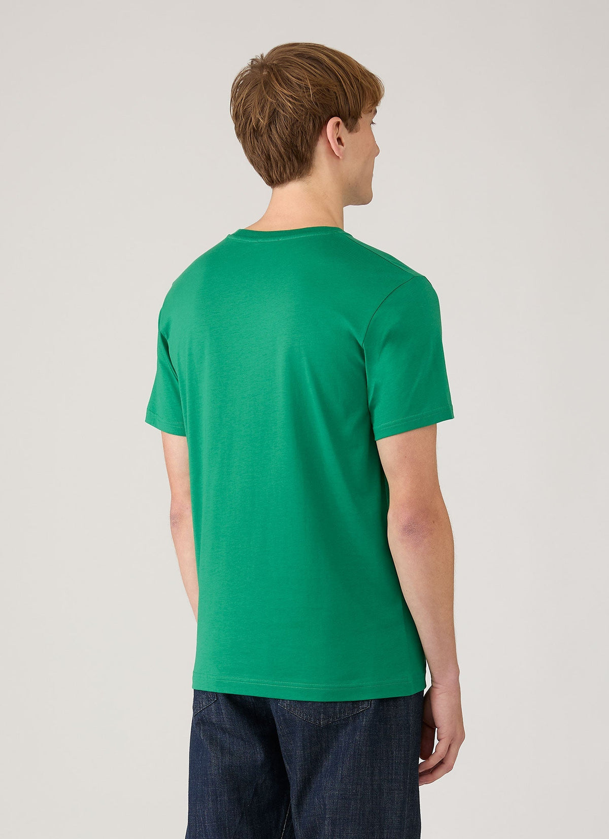 Mens Riviera Midweight Tshirt In Bright Green Mtsh0007R Gnjc