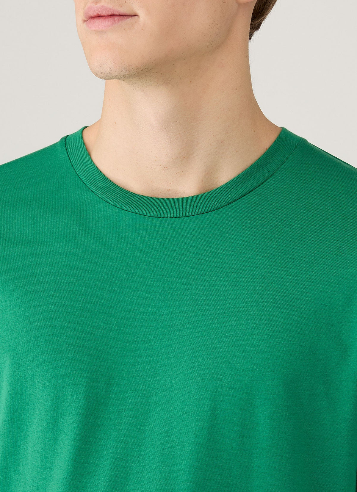 Mens Riviera Midweight Tshirt In Bright Green Mtsh0007R Gnjc