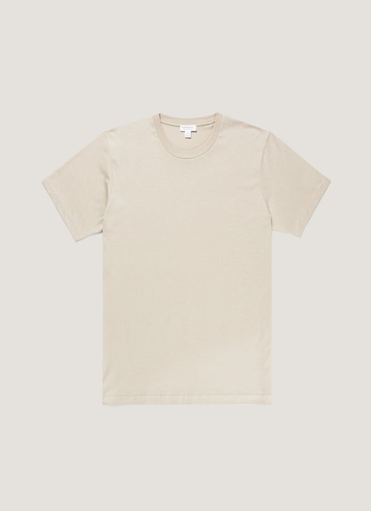 Mens Riviera Midweight Tshirt In Ash Mtsh0007R Gyfi