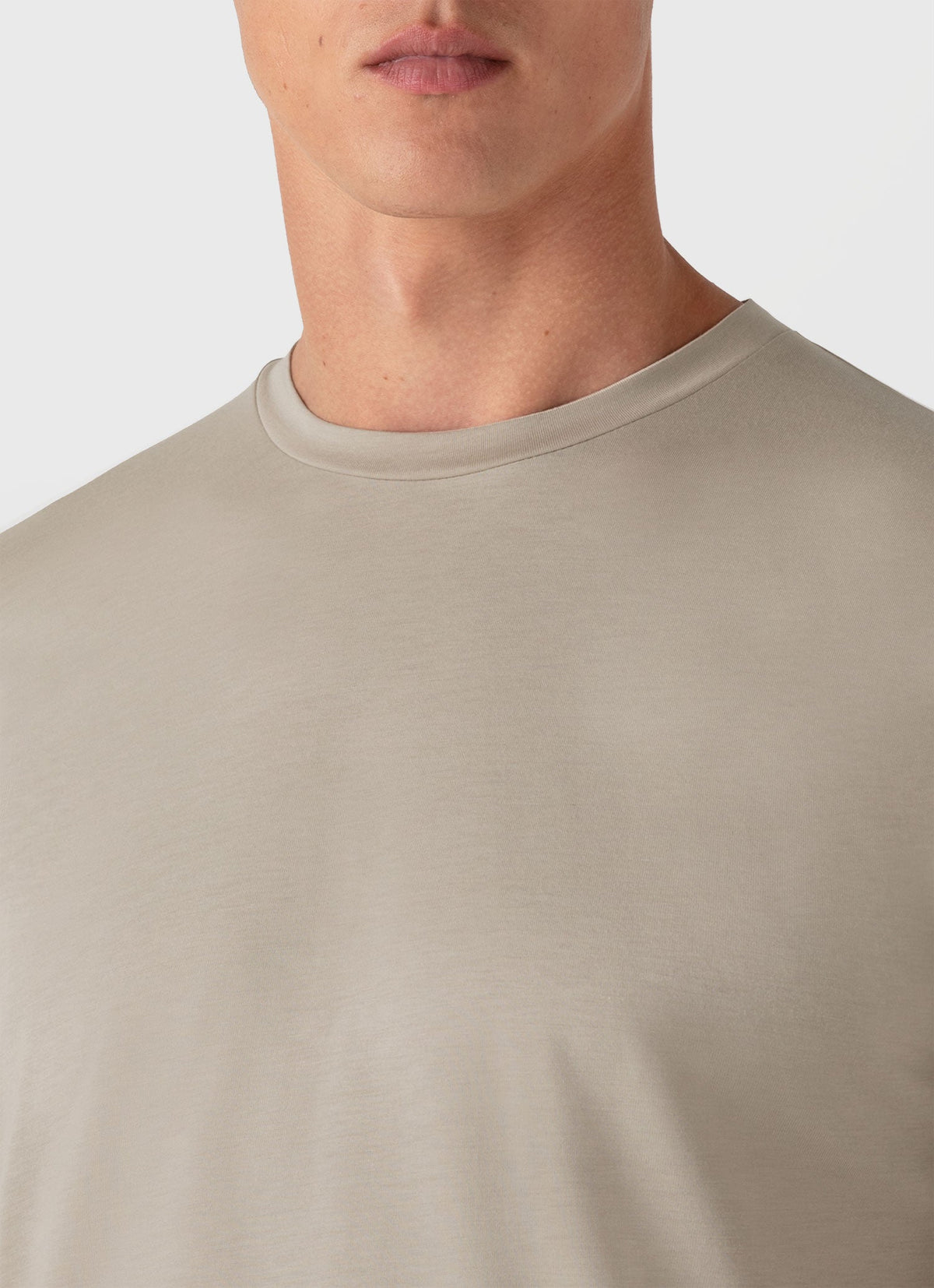 Mens Riviera Midweight Tshirt In Ash Grey Mtsh0007S Gyew