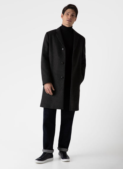 Mens Long Sleeve Roll Neck In Black