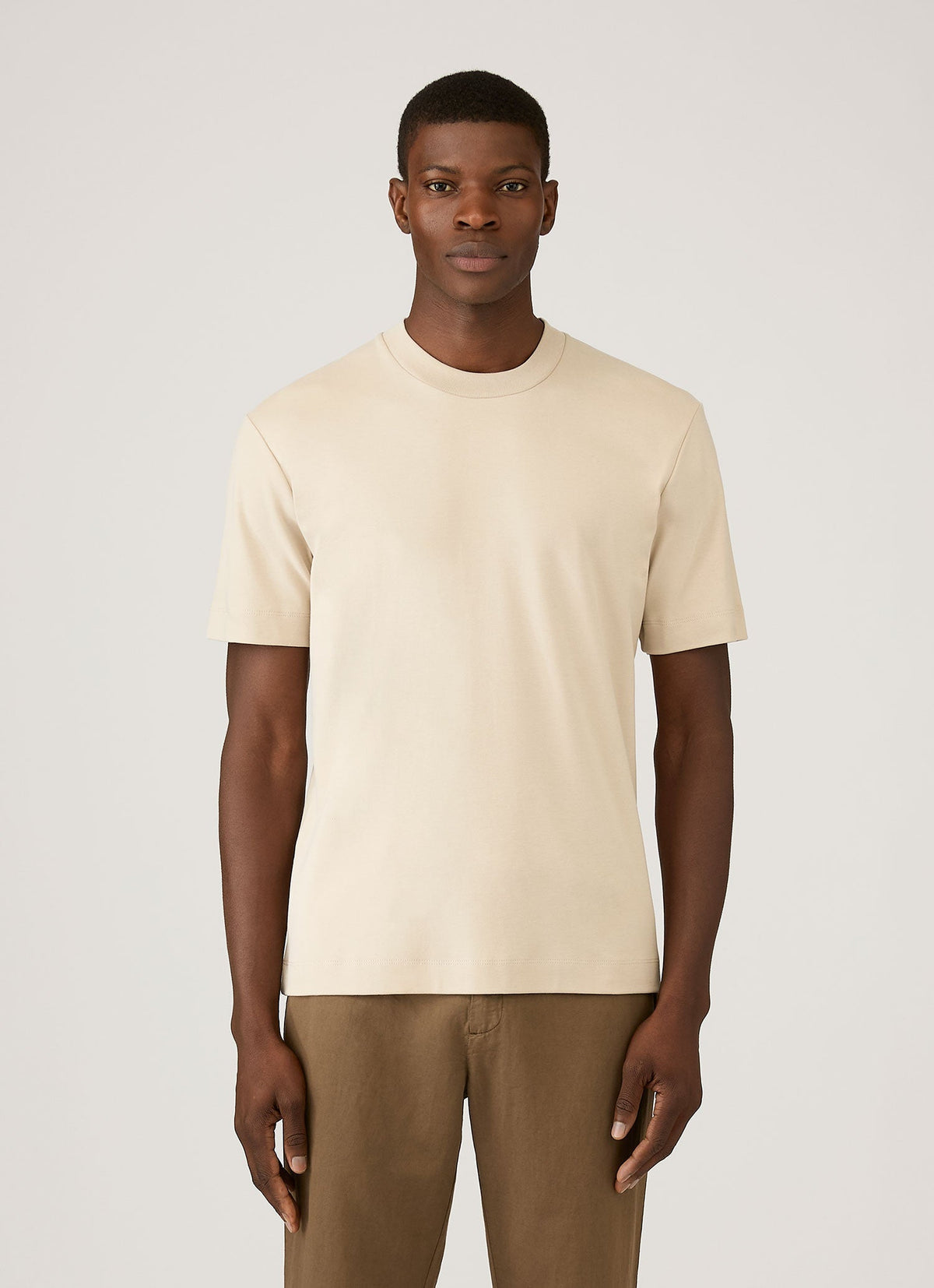 Mens Relaxed Fit Heavyweight Tshirt In Hazelwood Mtsh0181 Brgt