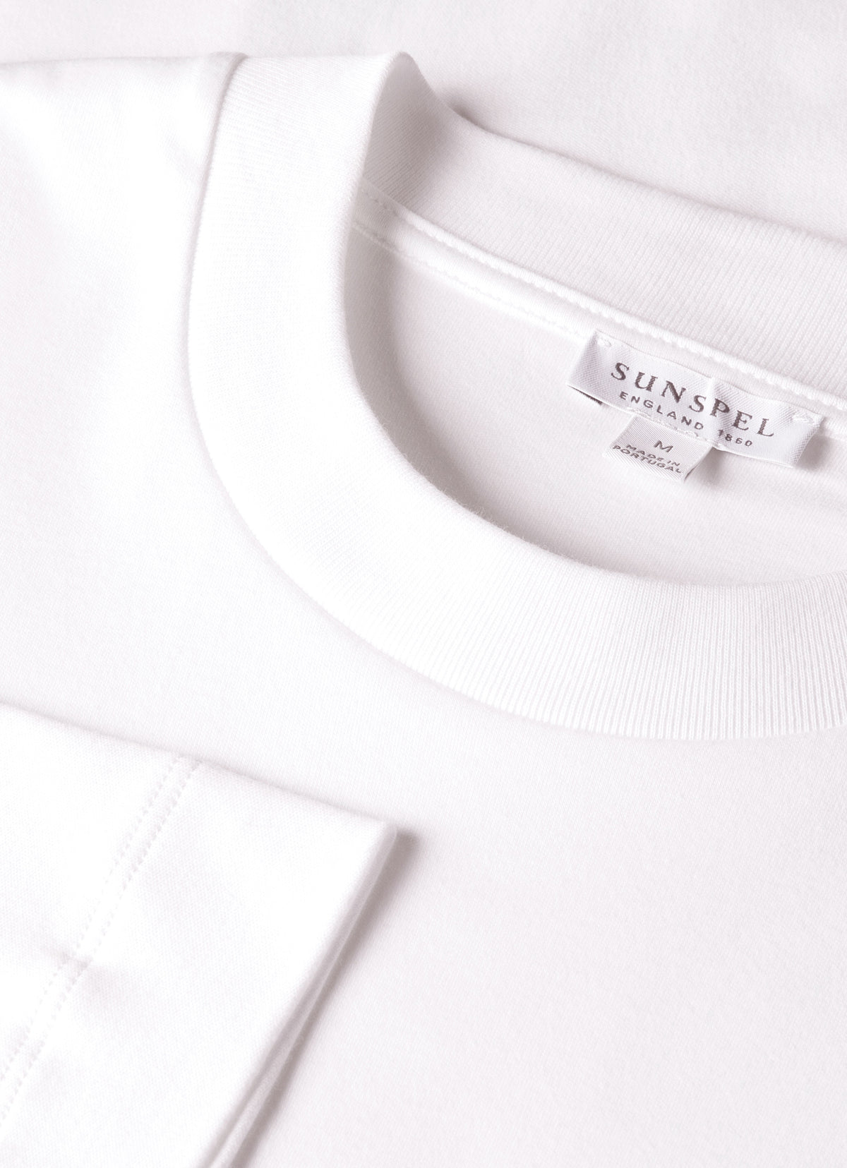 Mens Long Sleeve Heavyweight Tshirt In White Mtsh0182 Whaa