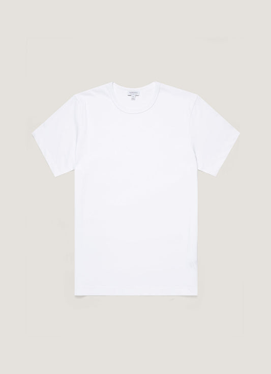 Mens Single Jersey Tshirt In White Mtsh0187 Whaa
