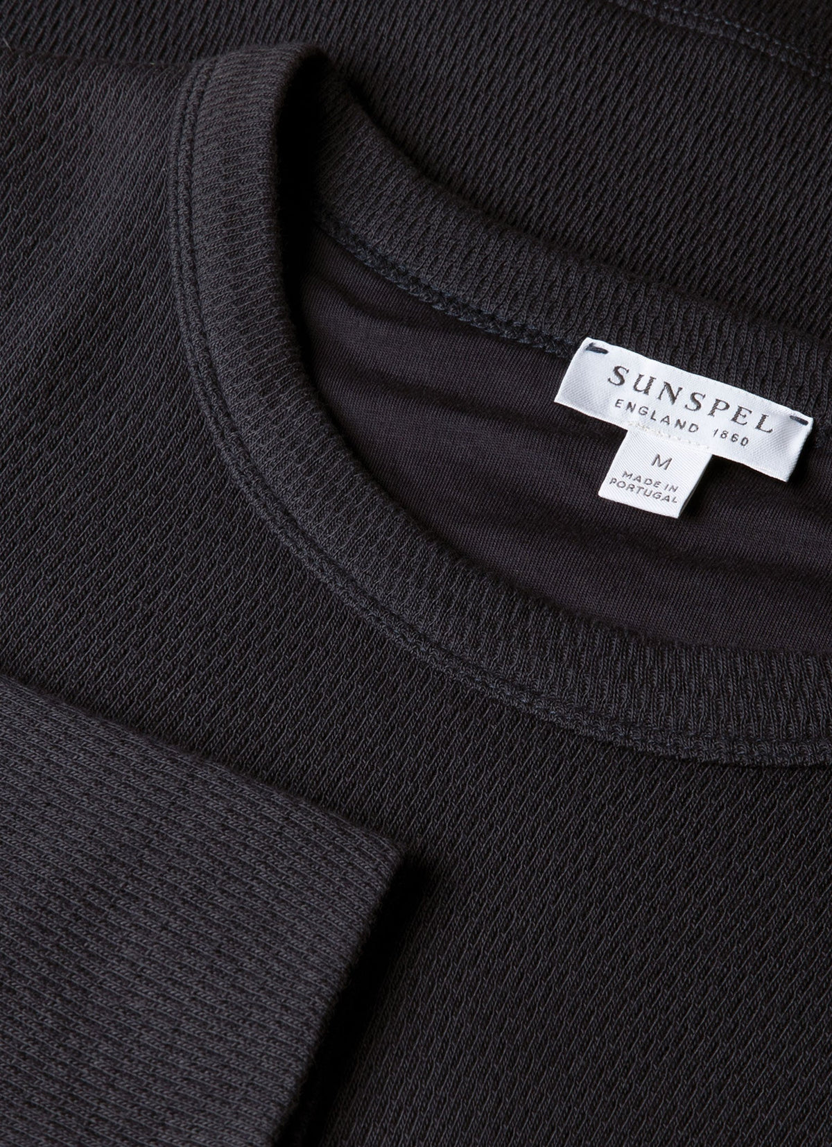 Mens Long Sleeve Cellulock Crew Neck In Navy Mtsh0201 Buaa