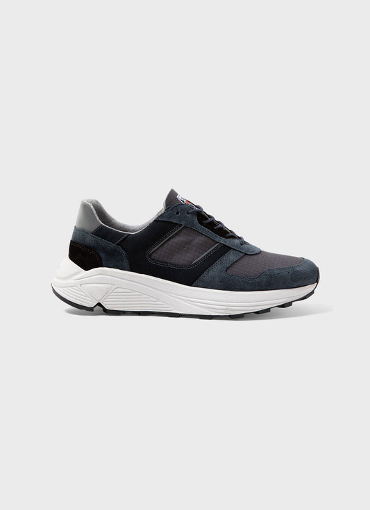 Mens Nigel Cabourn Sneaker In Navy Ncmftw9439 Buaa