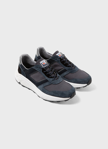 Mens Nigel Cabourn Sneaker In Navy Ncmftw9439 Buaa