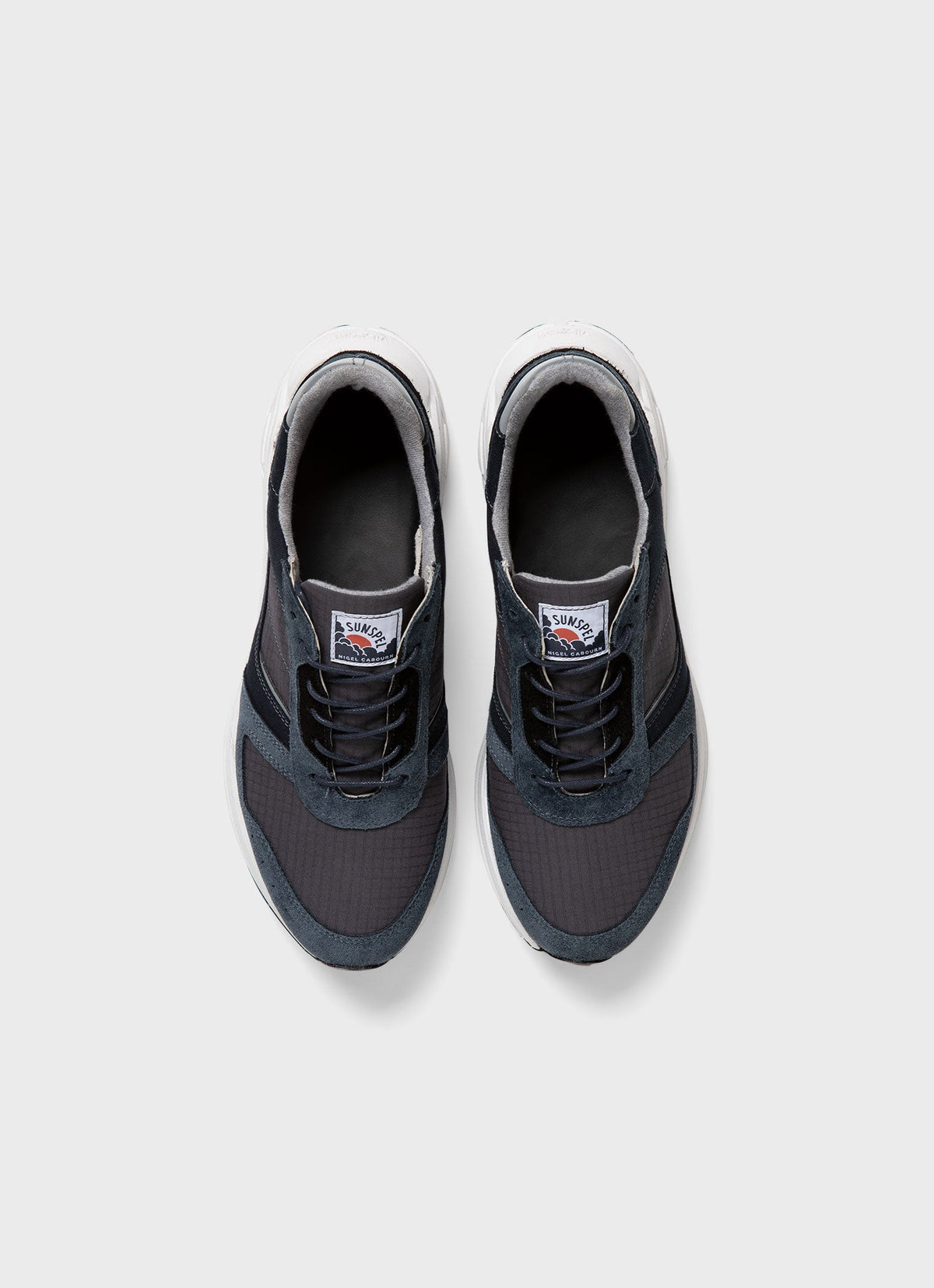 Mens Nigel Cabourn Sneaker In Navy Ncmftw9439 Buaa