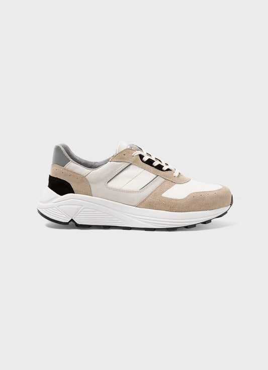 Mens Nigel Cabourn Sneaker In Stone Ncmftw9439 Whac