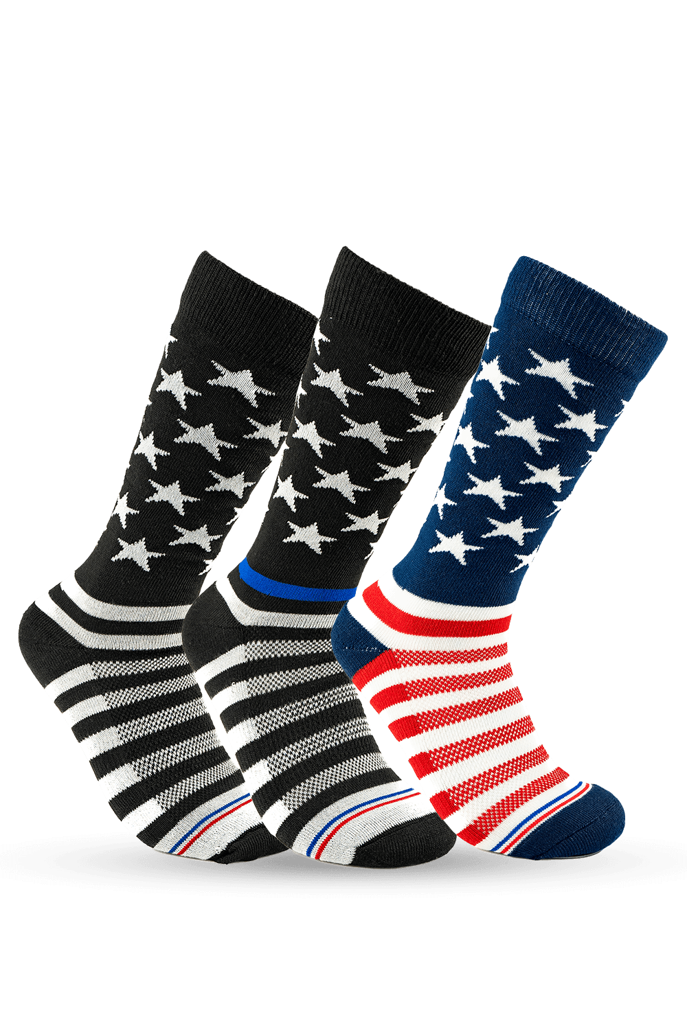 Patriotic TBL 3-Pack Bundle Crew Socks
